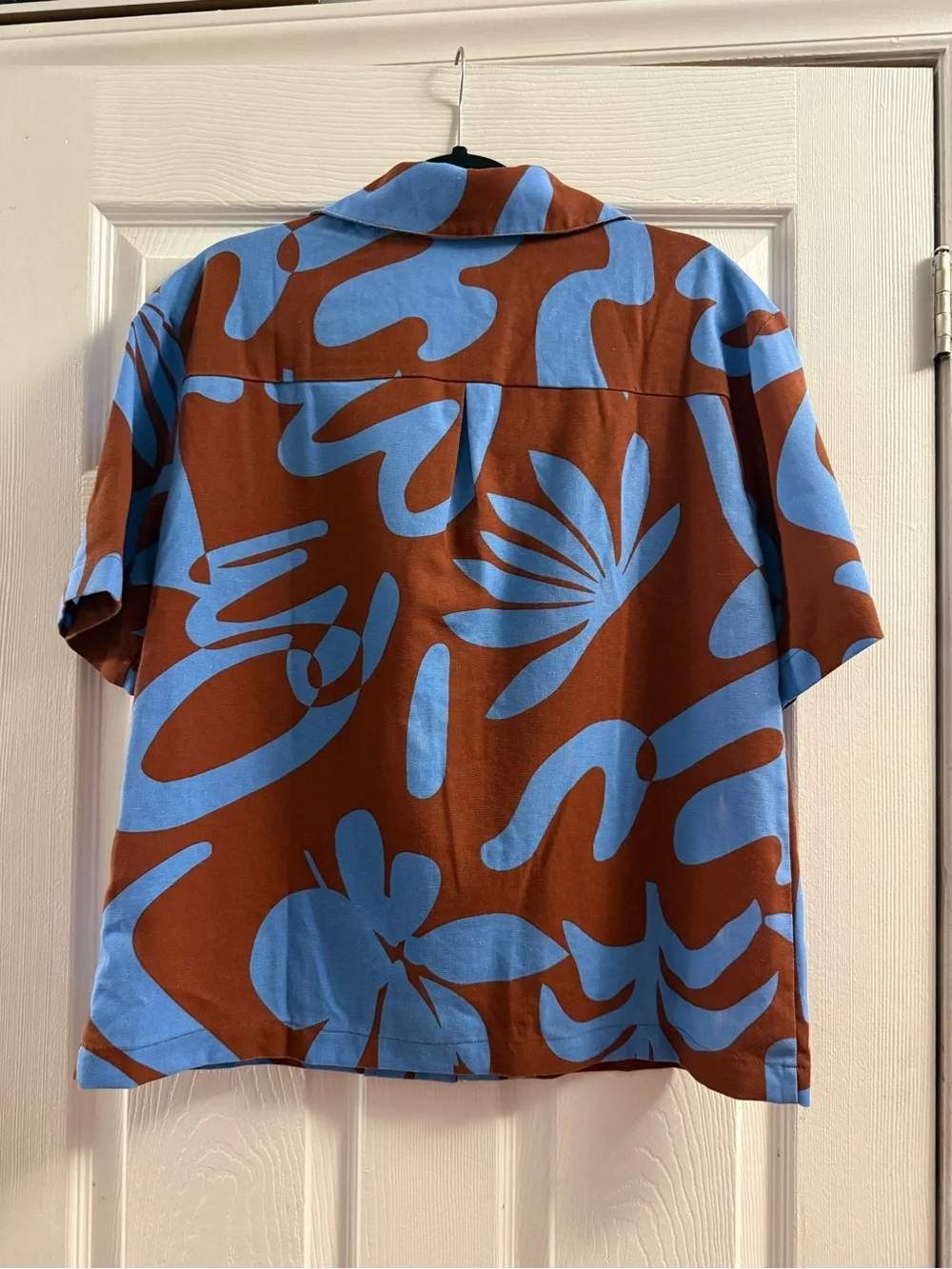 🆕 Carole Christian Linen Blend Matching Short Set Large